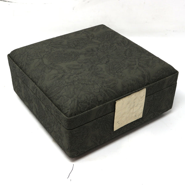 Gray Floral Box