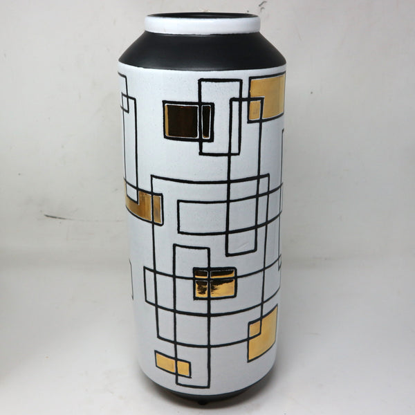 Sgraffito Ceramic Vase –Italy