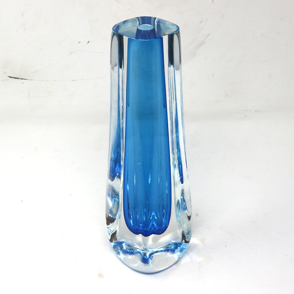 Square Cut Glass Vase