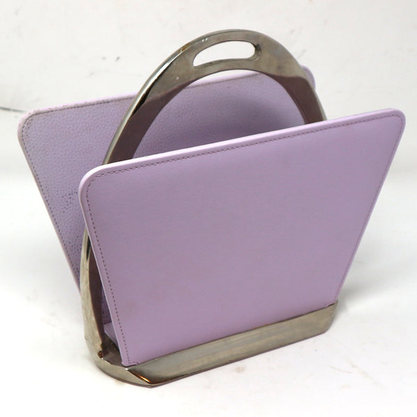 Leather Magazine Holder