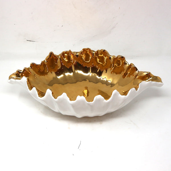 Organic 24k Gold Wave Bowl