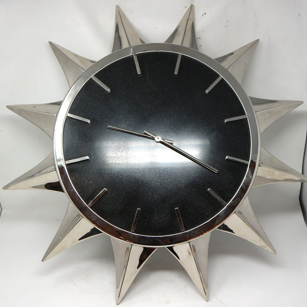 GV Metal & Stone Wall Clock (4-Available)