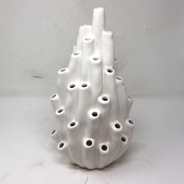 White Ceramic Coral Vase