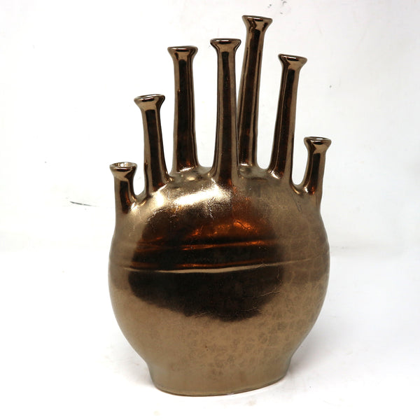 Bronze Ceramic Multi Vase