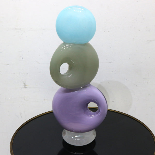 Stacked Glass Sculpture