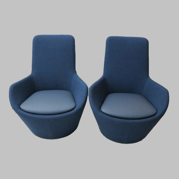 Pair of Allsteel Retreat High Back Chairs
