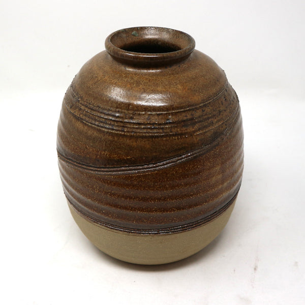 Stoneware Pottery Vase 70’s Signed