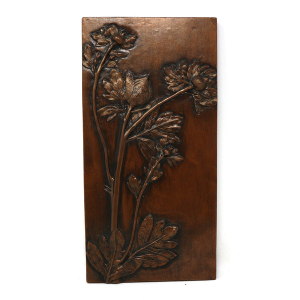 Deborah Childress Bronze Poppy Panel