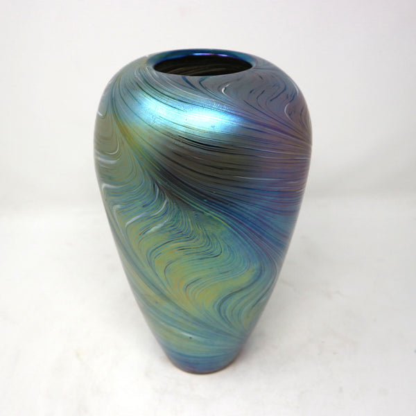 Feathered Vase