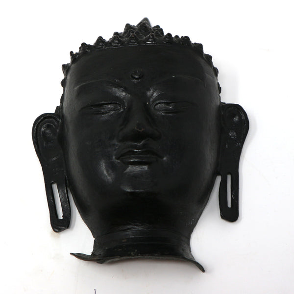 Wall Hanging Cast Iron Buddha Head