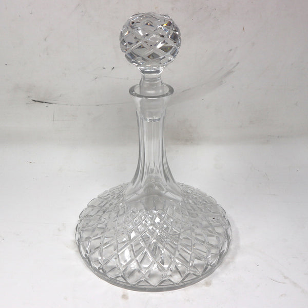 Diamond Cut Glass Decanter