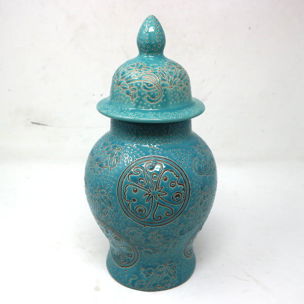 Turquoise Ginger Jar