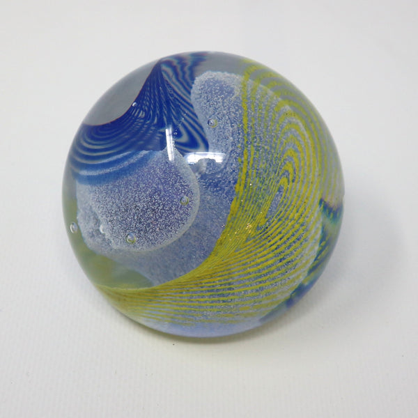 Caithness “Ripples” Art Glass Orb -Scotland