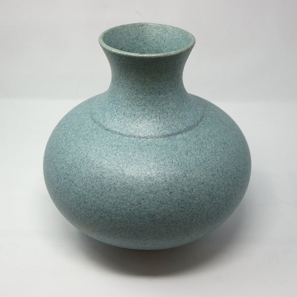 Light Blue Ceramic Pottery Vase