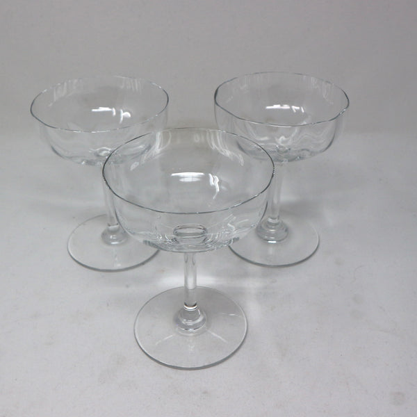 Set of 3 Baccarat Montainge Coupes