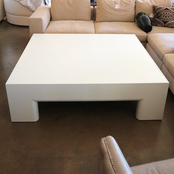 Vanguard White Parsons Coffee Table