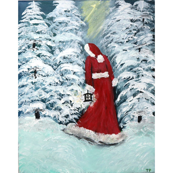 “Mary Christmas” by Tony Paterniti Acrylic on Canvas