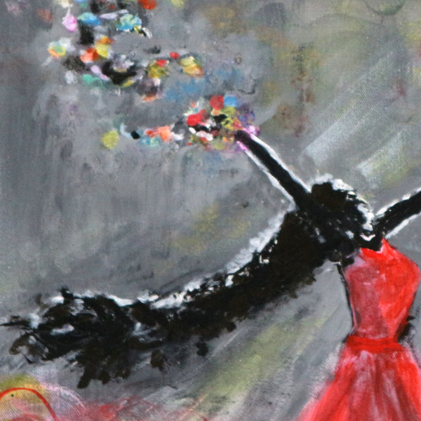 “Magic Dancer” by Tony Paterniti Mixed Media on Canvas