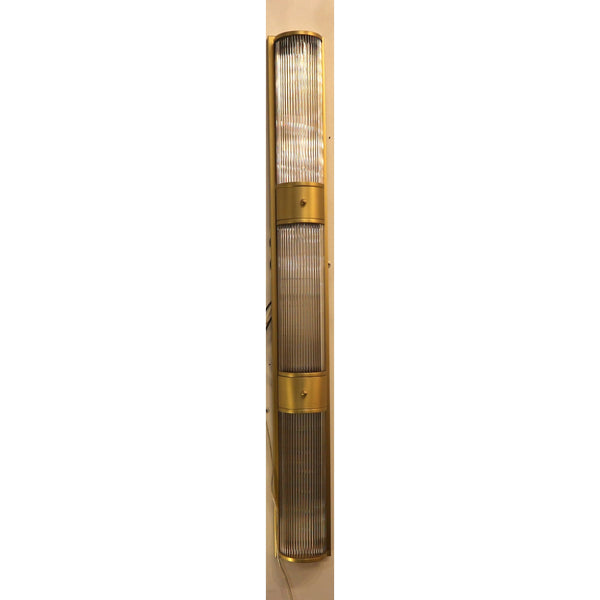 Environment Lighting Glass Rod Gold Sconce