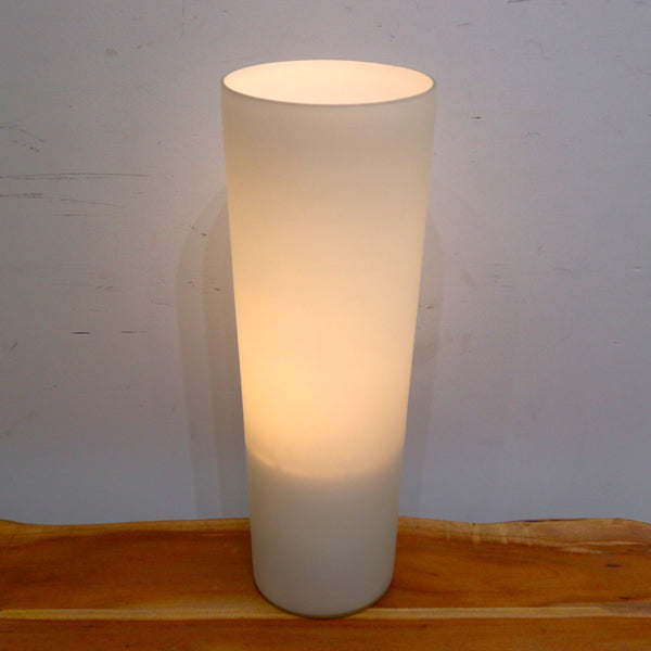 Cylindrical Glass Marina Table Lamp