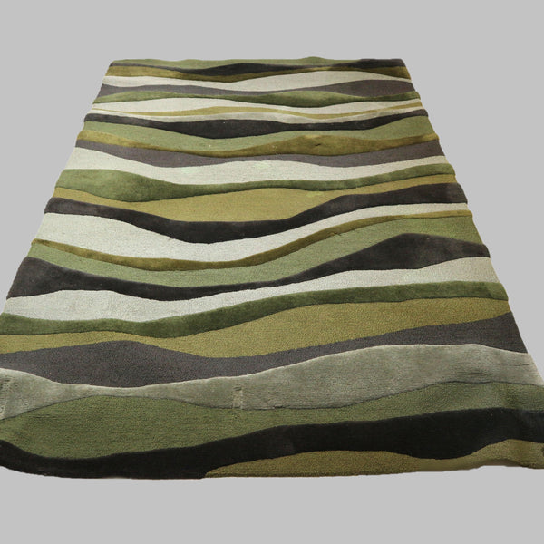 Angela Adams Green Spike Rug