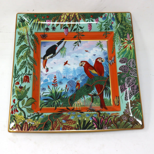 Haviland Limoges “Ara Macao” Square Tray 285/300