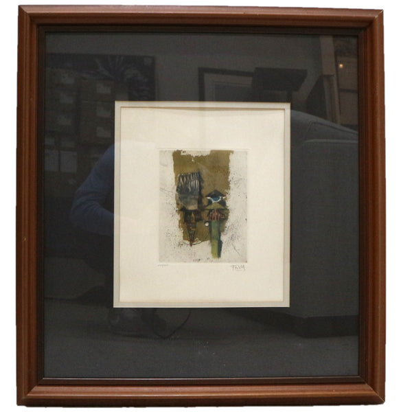 “Untitled” by Johnny Friedlaender Framed Color Etching 175/225