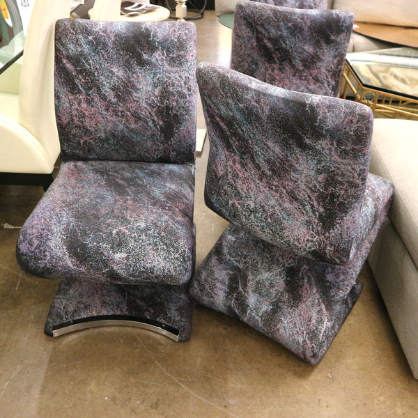 Set of 4 Vintage Gastone Rinaldi “Z” Chairs