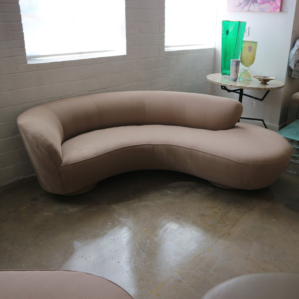 Vintage Vladimir Kagan Curved Sofa “As Is” (2-Available)